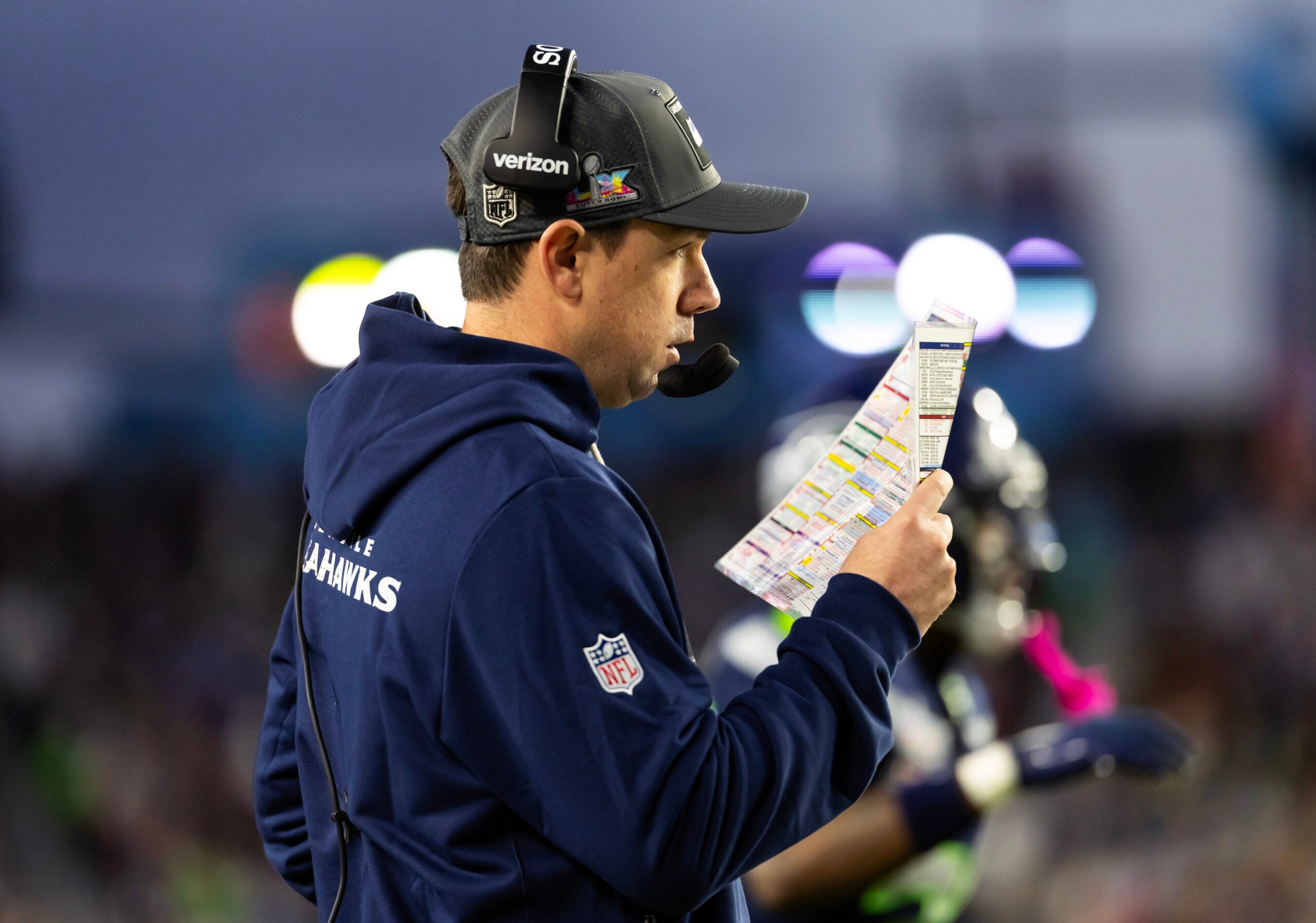 Seattle Seahawks offensive coordinator Klint Kubiak new Las Vegas Raiders head coach interview