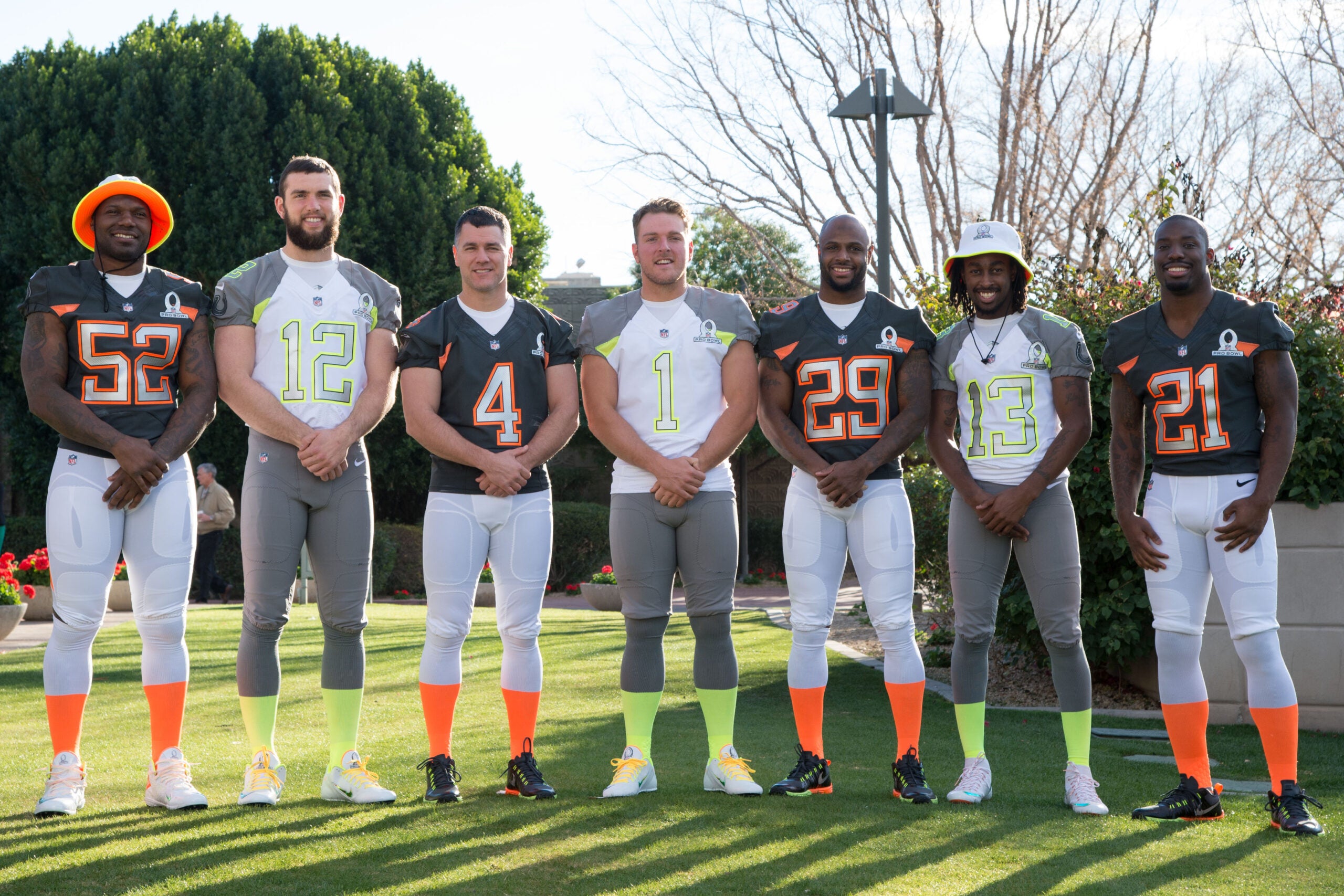 Colts Pro Bowlers from 2015 pose for a picture together