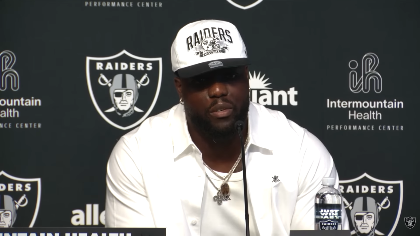 Las Vegas Raiders new edge rusher defensive end Kwity Paye