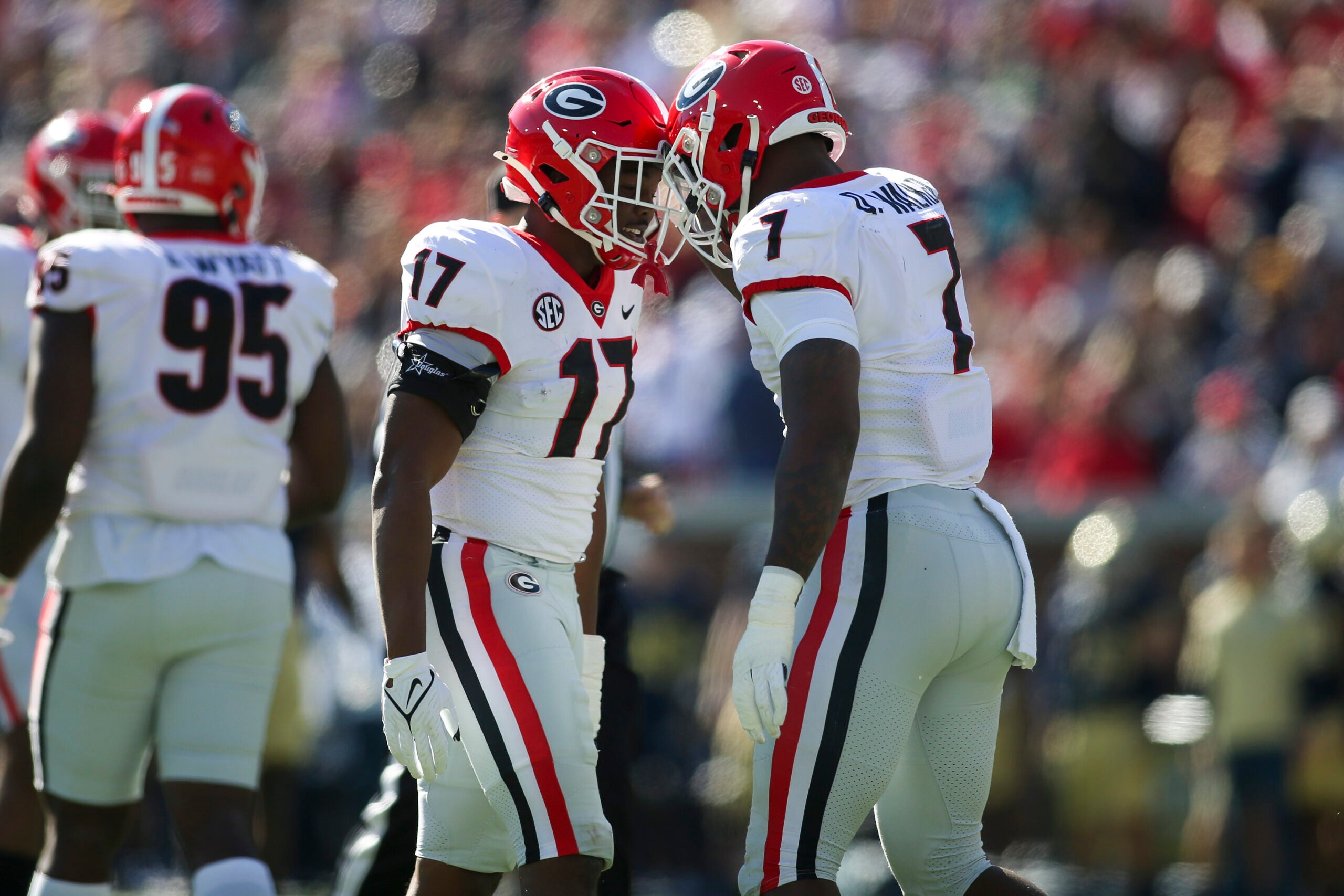 Georgia Bulldogs linebackers Nakobe Dean Quay Walker Las Vegas Raiders free agency