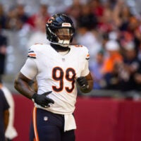 Nov 3, 2024; Glendale, Arizona, USA; Chicago Bears defensive tackle Gervon Dexter Sr. (99) against the Arizona Cardinals at State Farm Stadium.