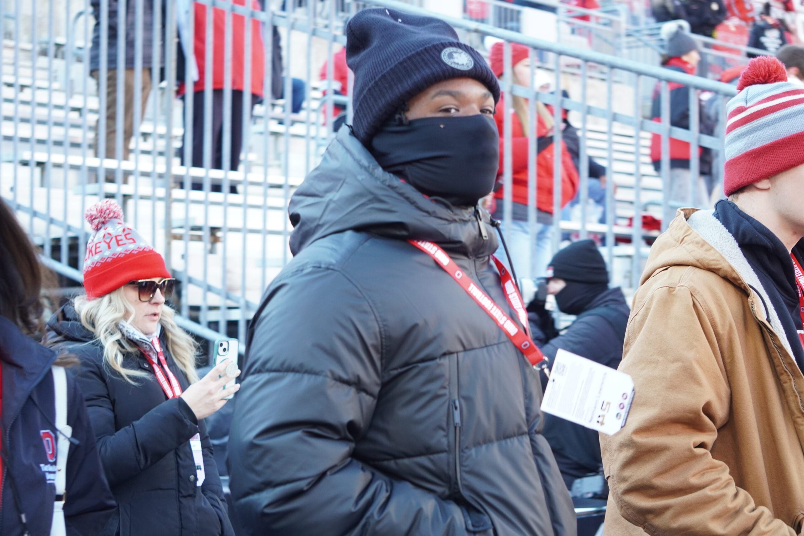 Neimann Lawrence was at Ohio Stadium to watch the Ohio State Buckeyes take on the Michigan Wolverines in an NCAA football game on Saturday Nov. 30, 2024.