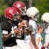 Aug. 19, 2025, Tuscaloosa, AL; Quarterbacks Keelon Russell and Austin Mack throw during practice for the Alabama Crimson Tide.