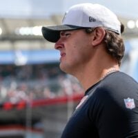 Cincinnati Bengals defensive end Trey Hendrickson (91) walks on the field for the first quarter of the NFL Preseason Week 3 game between the Cincinnati Bengals and the Indianapolis Colts at Paycor Stadium in Cincinnati on Saturday, Aug. 23, 2025. The Colts led 24-7 at halftime.