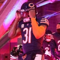 Nov 9, 2025; Chicago, Illinois, USA; Chicago Bears free safety Kevin Byard (31) takes the field before the game against the New York Giants at Soldier Field.