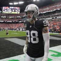 Las Vegas Raiders defensive end Maxx Crosby trade Eagles Ravens