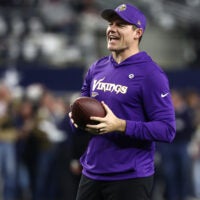 Dec 14, 2025; Arlington, Texas, USA; Minnesota Vikings head coach Kevin O'Connell before a game against the Dallas Cowboys at AT&T Stadium.