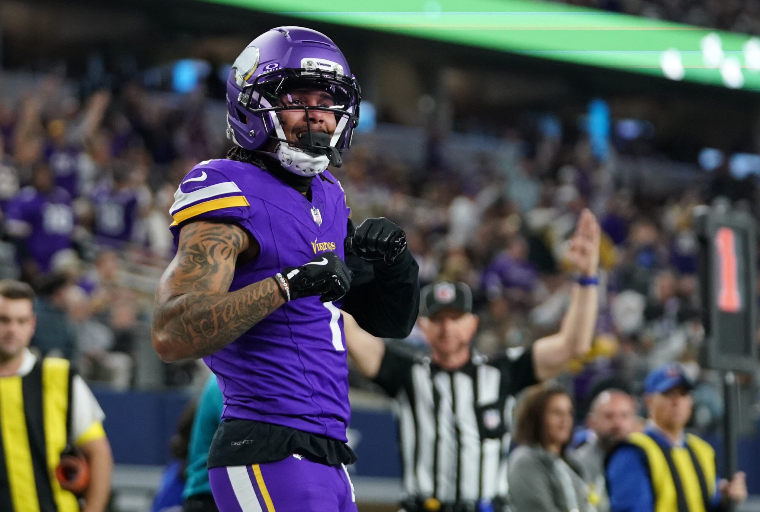 Minnesota Vikings wide receiver Jalen Nailor Las Vegas Raiders free agency