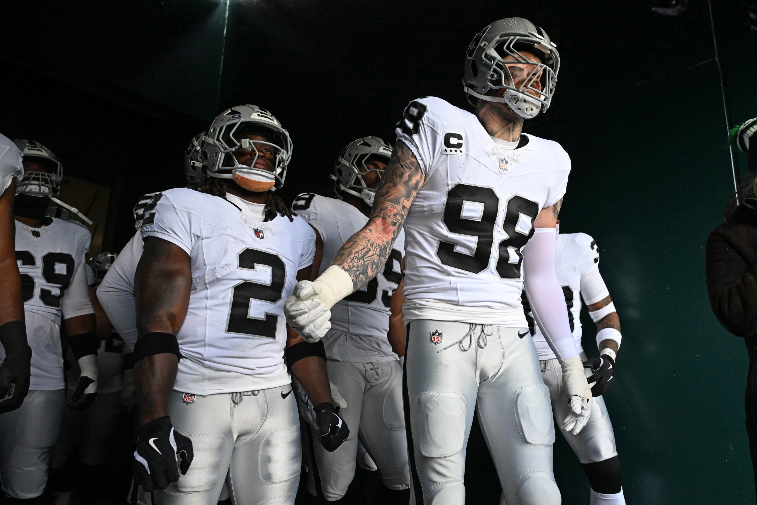 Las Vegas Raiders defensive end Maxx Crosby potential trade this week