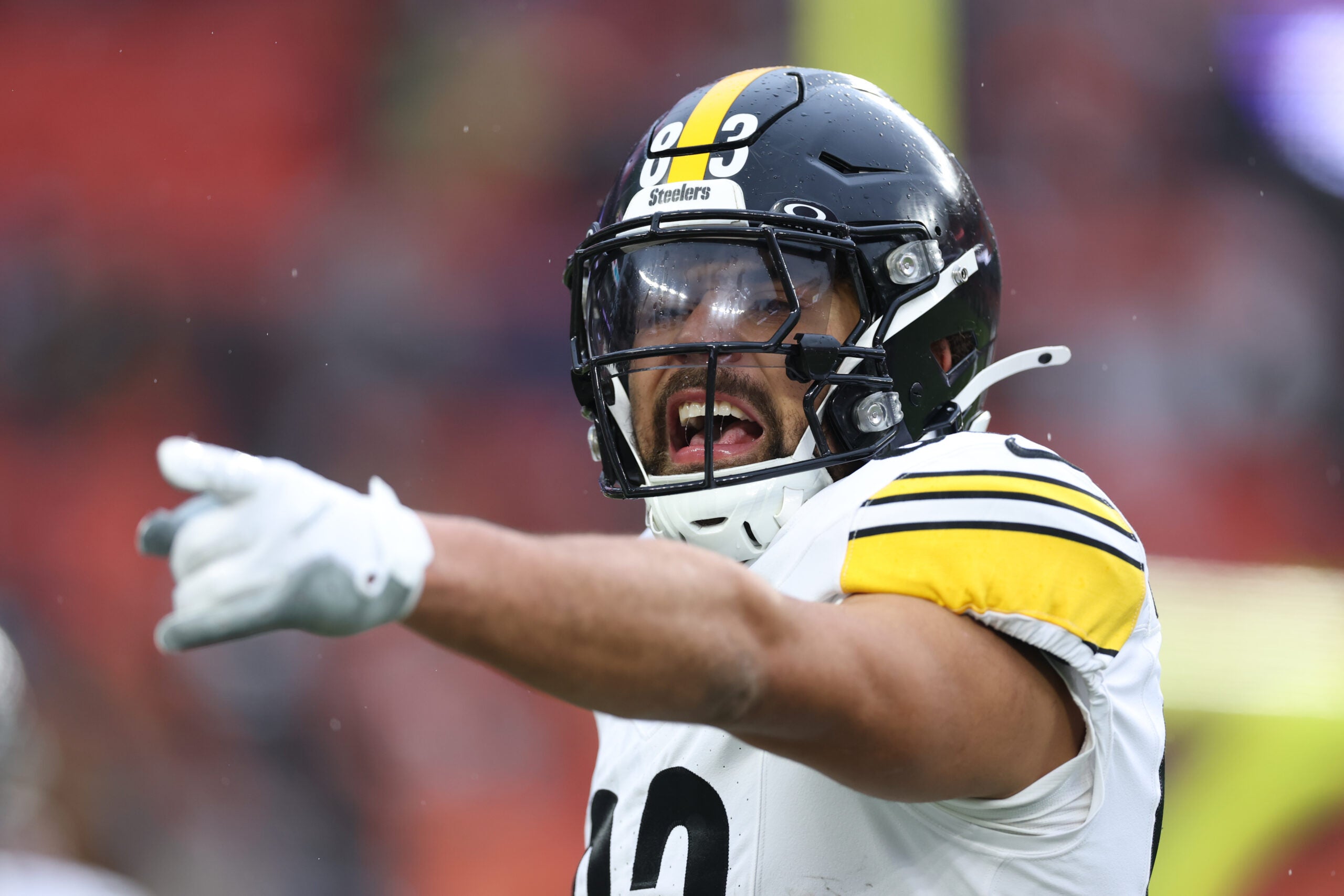 Pittsburgh Steelers tight end full back Connor Heyward Las Vegas Raiders