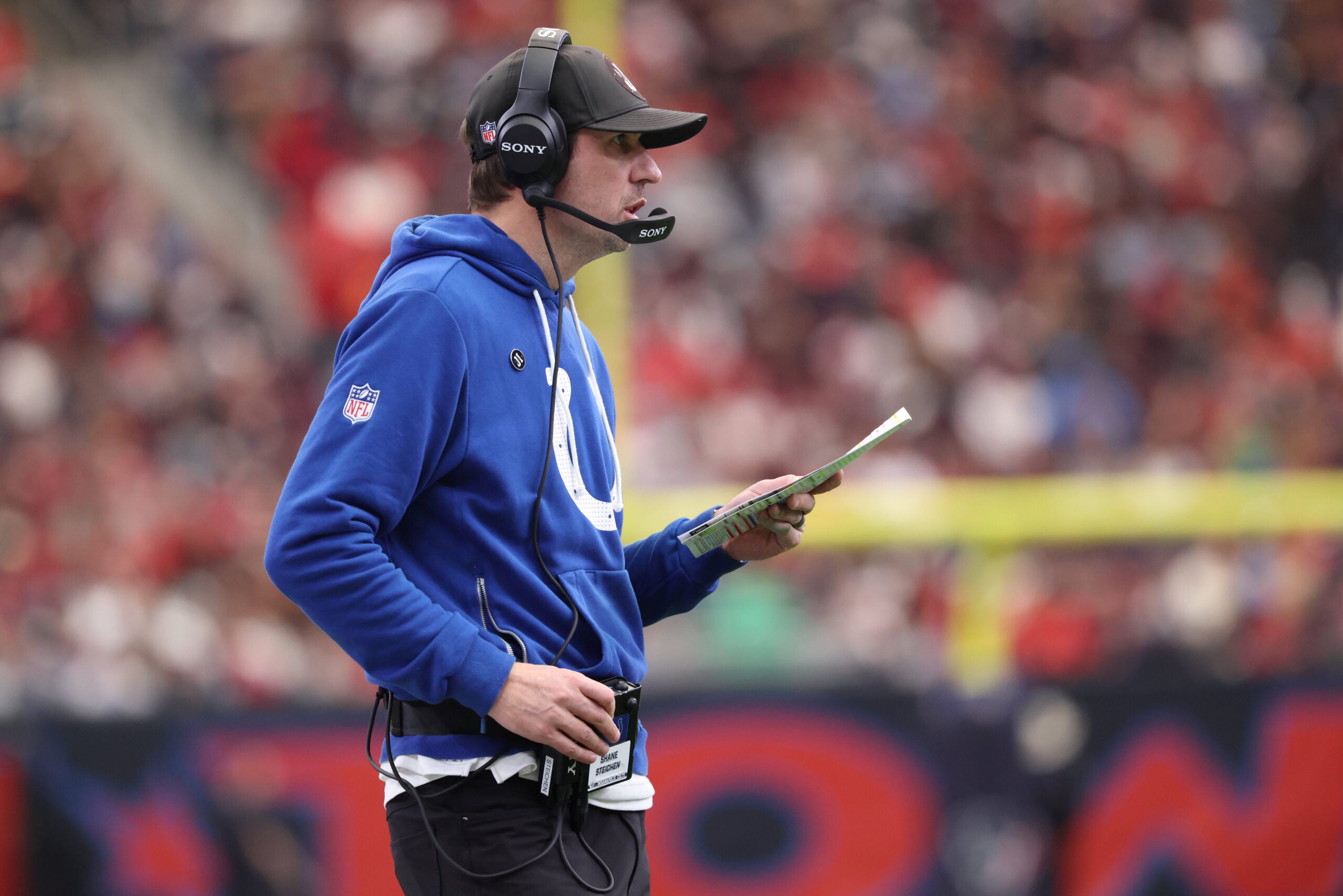 Colts head coach Shane Steichen