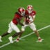 Indiana Hoosiers quarterback Fernando Mendoza and running back Roman Hemby Las Vegas Raiders 2026 mock draft simulator