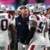 Feb 8, 2026; Santa Clara, CA, USA; New England Patriots head coach Mike Vrabel talks to players during the third quarter against the Seattle Seahawks in Super Bowl LX at Levi's Stadium.