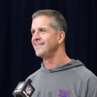 Giants head coach John Harbaugh