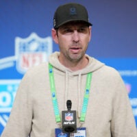 Colts head coach Shane Steichen at the NFL scouting combine