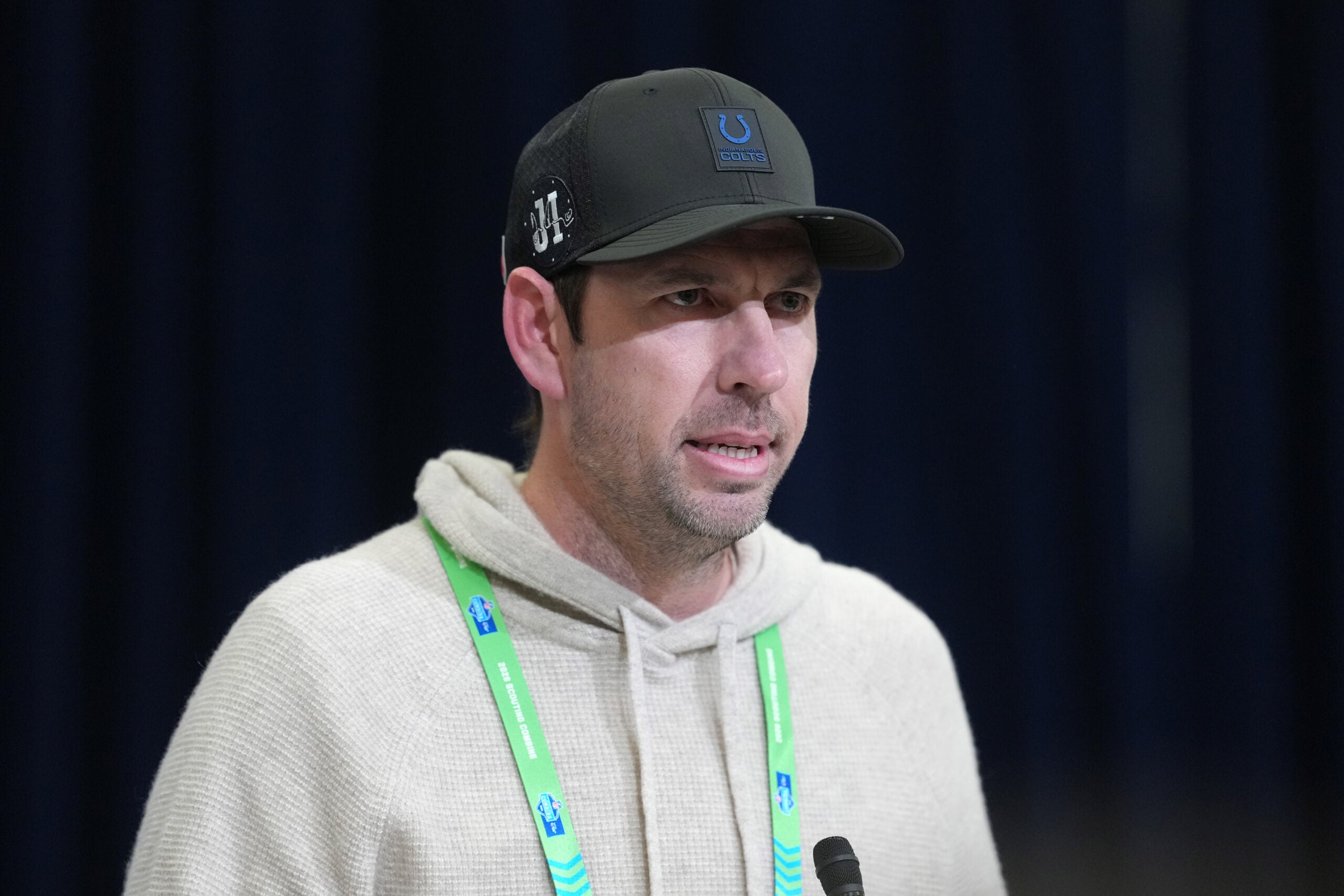 Colts head coach Shane Steichen