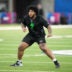Mar 1, 2026; Indianapolis, IN, USA; Alabama offensive lineman Kadyn Proctor (OL41) during the NFL Scouting Combine at Lucas Oil Stadium.
