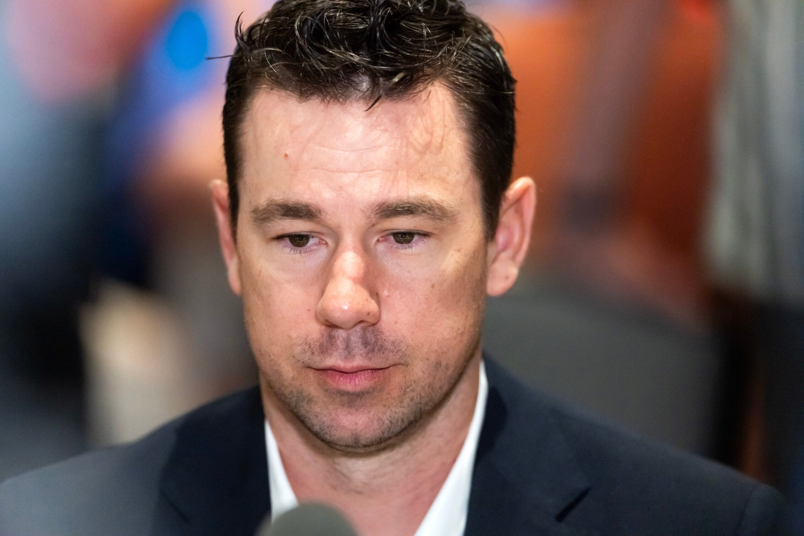 The Las Vegas Raiders head coach Klint Kubiak rookie quarterback Fernando Mendoza