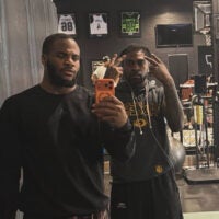 Micah Parsons and Trevon Diggs are working out together.