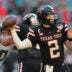 Jan 1, 2026; Miami Gardens, FL, USA; Texas Tech Red Raiders quarterback Behren Morton (2) throws a pass against the Oregon Ducks during the second half of the 2025 Orange Bowl and quarterfinal game of the College Football Playoff at Hard Rock Stadium.