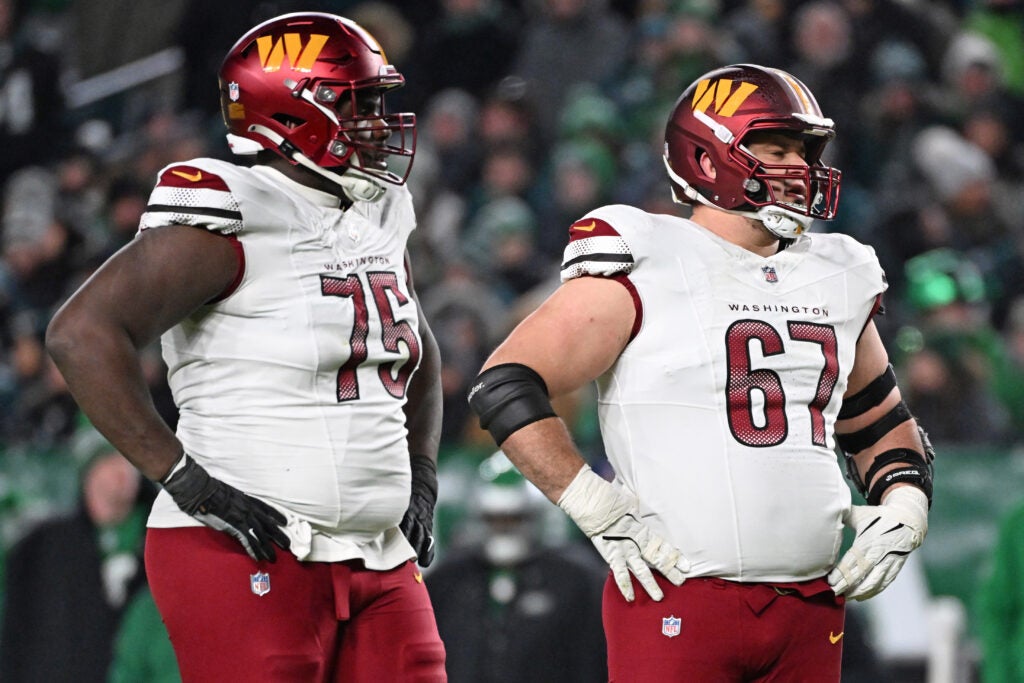 Nick Allegretti's chances of winning the center job are a bit smaller after the Commanders' draft.