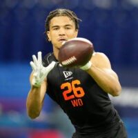 One of the best remaining players for the Commanders is North Dakota State WR Bryce Lance