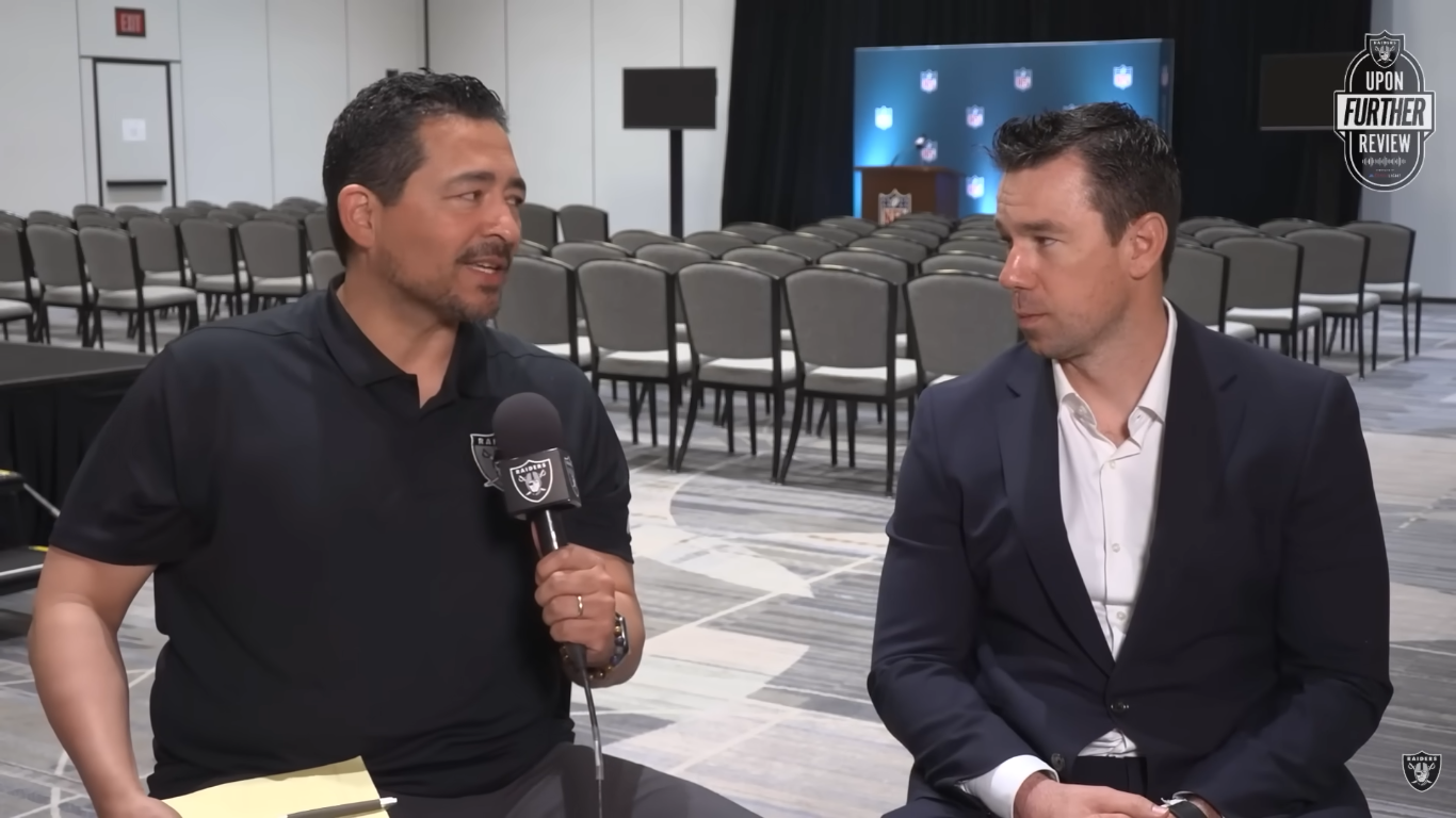 Las Vegas Raiders new head coach Klint Kubiak safety position 2026 NFL Draft