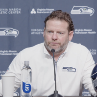Seahawks general manager John Schneider will try and use his first pick of the draft to trade back.