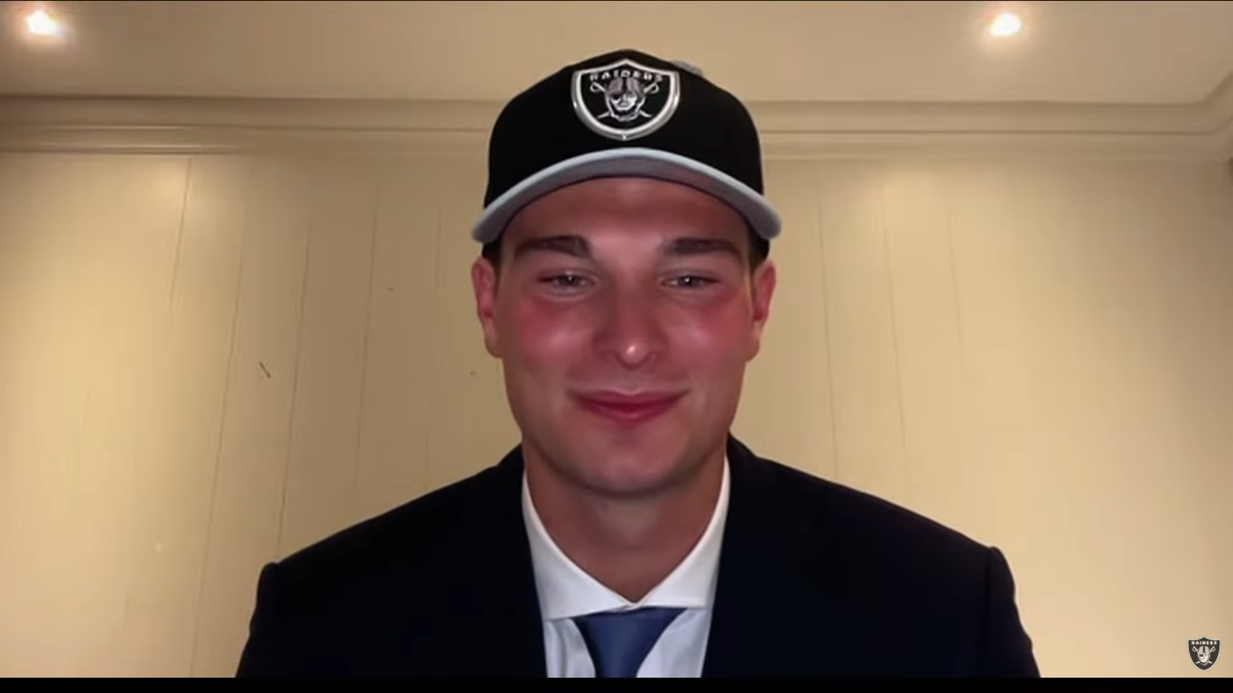 Las Vegas Raiders rookie quarterback Fernando Mendoza 2026 NFL Draft