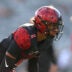 Oct 5, 2024; San Diego, California, USA; San Diego State Aztecs cornerback Chris Johnson (1) warms up against the Hawaii Rainbow Warriors before the game at Snapdragon Stadium.