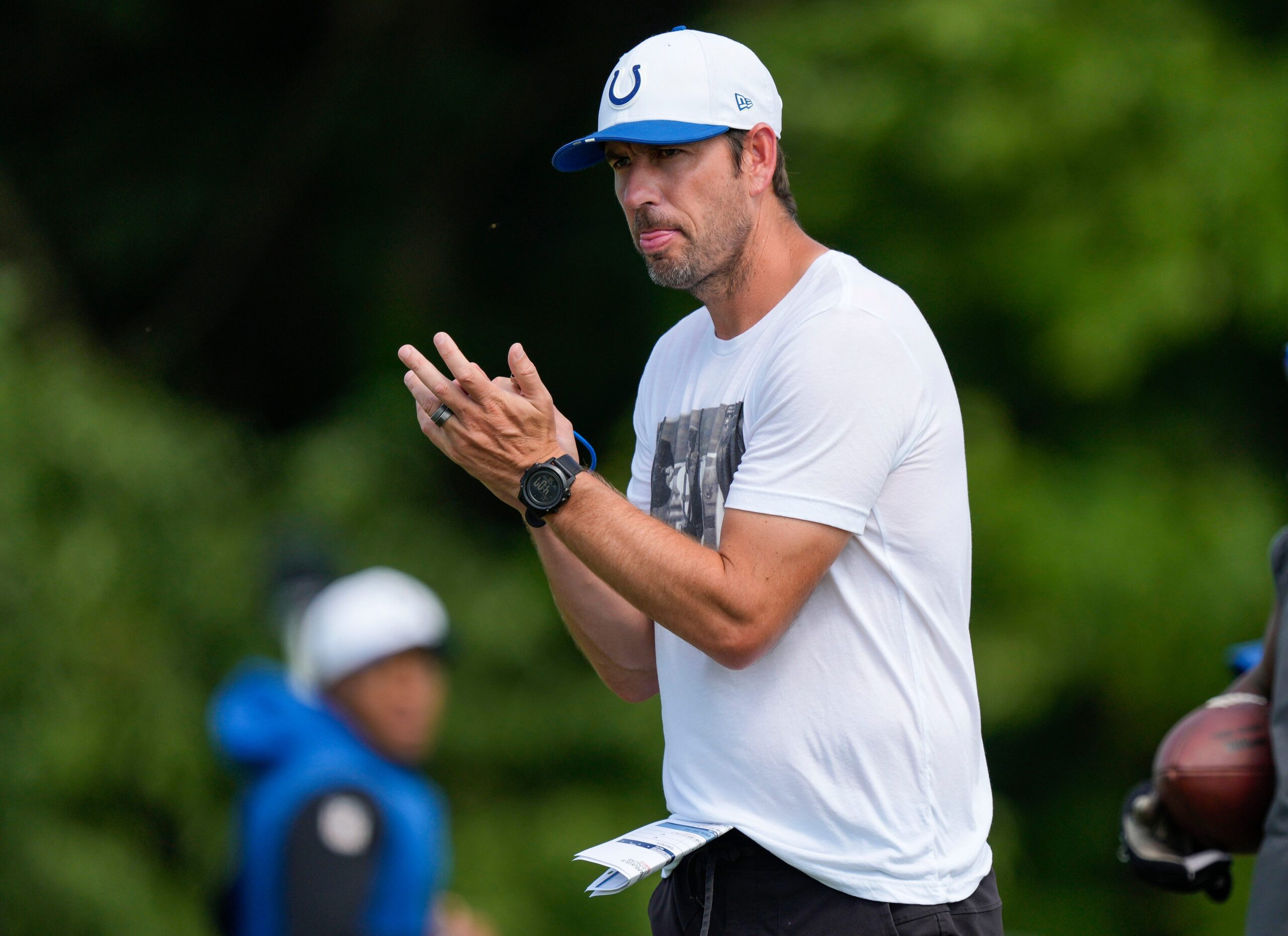 Colts head coach Shane Steichen