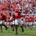 Sep 6, 2025; Athens, Georgia, USA; Georgia Bulldogs defensive lineman Christen Miller (52) runs on the field before a game against the Austin Peay Governors at Sanford Stadium.