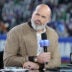 Oct 9, 2025; East Rutherford, New Jersey, USA; Andrew Whitworth is seen on the Thursday Night Football set before the game between the New York Giants and the Philadelphia Eagles at MetLife Stadium.