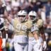 Oct 25, 2025; Atlanta, Georgia, USA; Georgia Tech Yellow Jackets defensive tackle Jordan van den Berg (99) reacts after a tackle against the Syracuse Orange in the second quarter at Bobby Dodd Stadium at Hyundai Field.