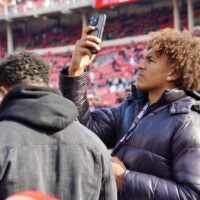East Lincoln tight end Jaxon Dollar attends the Ohio State football game against Penn State at Ohio Stadium on Nov. 1, 2025.
