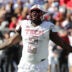 Nov 8, 2025; Lubbock, Texas, USA; Texas Tech Red Raiders defensive lineman Lee Hunter (2) reacts in the second half of the game against the Brigham Young Cougars at Jones AT&T Stadium.