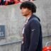 Greenwich Country Day defensive end Mekai Brown visits Ohio Stadium on the day of the Ohio State Buckeyes football game against the Rutgers Scarlet Knights on Nov. 22, 2025.