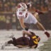 Nov 29, 2025; Minneapolis, Minnesota, USA; Minnesota Golden Gophers defensive back John Nestor (17) tackles Wisconsin Badgers tight end Lance Mason (86) during the second half at Huntington Bank Stadium.