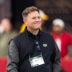Oct 19, 2025; Glendale, Arizona, USA; Green Bay Packers general manager Brian Gutekunst against the Arizona Cardinals at State Farm Stadium.