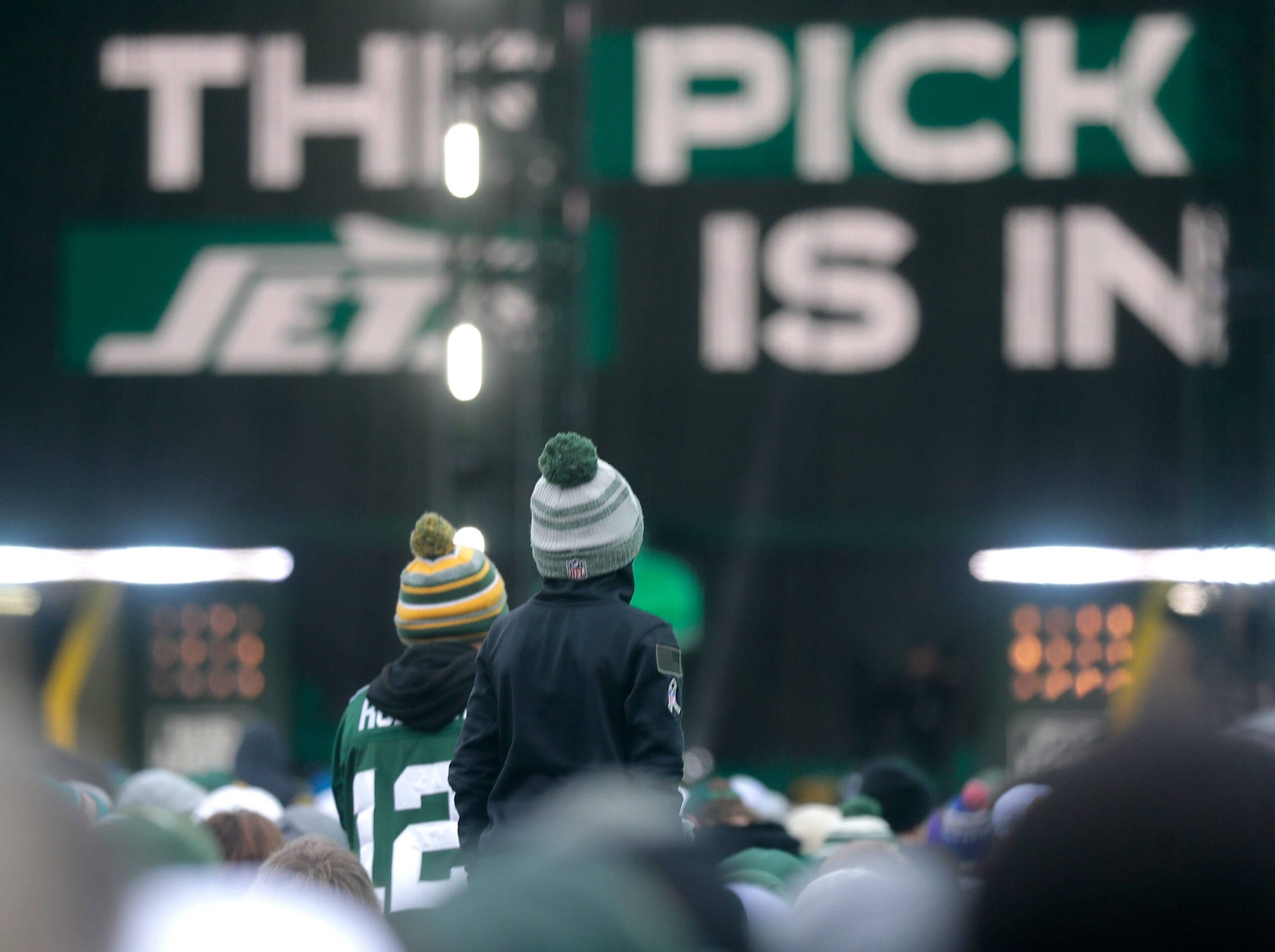 The second day of the NFL Draft presented by Bud Light at the Draft Theater Friday, April 25, 2025, outside of Lambeau Field in Green Bay, Wisconsin.