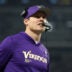 Dec 25, 2025; Minneapolis, Minnesota, USA; Minnesota Vikings head coach Kevin O'Connell looks on in the second quarter against the Detroit Lions at U.S. Bank Stadium.