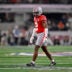 Arlington, TX, USA; Ohio State Buckeyes safety Caleb Downs (2) gets into position during the 2025 Cotton Bowl and quarterfinal game of the College Football Playoff at AT&T Stadium.