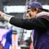 Jan 4, 2026; Minneapolis, Minnesota, USA; Minnesota Vikings quarterback J.J. McCarthy (9) walks off the field after the game against the Green Bay Packers at U.S. Bank Stadium.