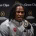 Indiana's Kaelon Black answers questions at Media Day during the College Football Playoff on Saturday, Jan. 17, 2026.
