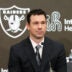 Las Vegas Raiders head coach Klint Kubiak offensive tackle