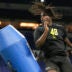 Feb 26, 2026; Indianapolis, IN, USA; UCF defensive lineman Malachi Lawrence (DL48) during the NFL Scouting Combine at Lucas Oil Stadium.