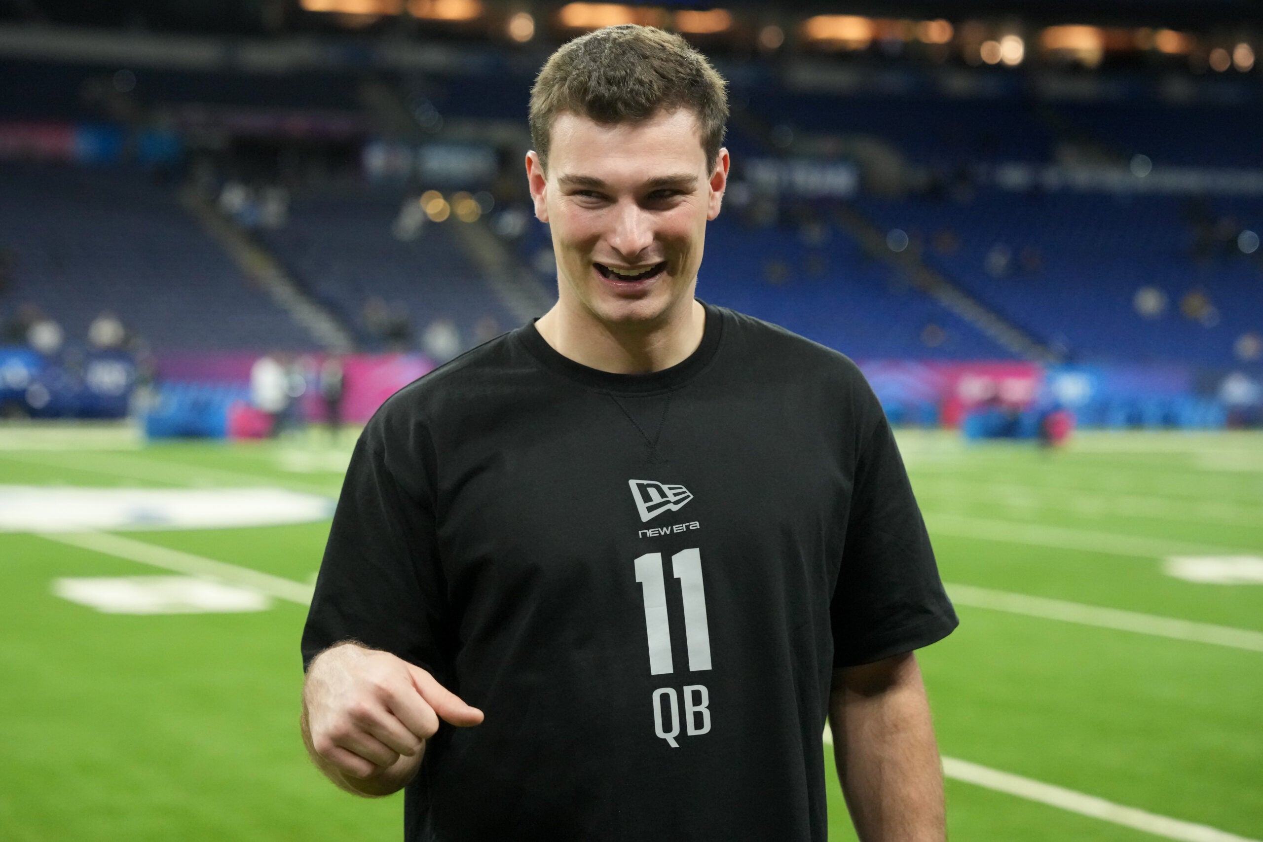 Las Vegas Raiders quarterback Fernando Mendoza 2026 NFL Mock Draft Denzel Boston