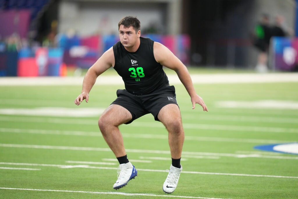 Duke center Brian Parker is one of the best offensive linemen the Colts should target during day 3 of the 2026 NFL Draft