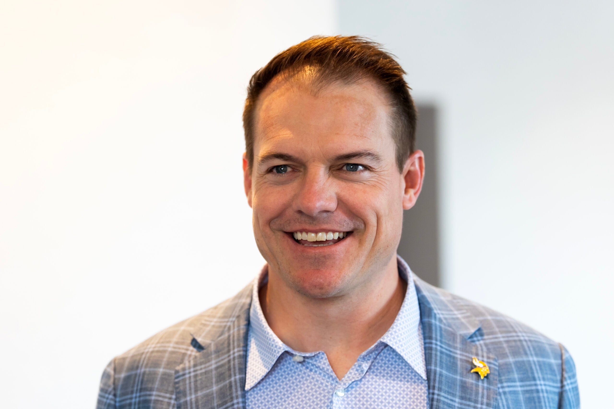 Mar 30, 2026; Phoenix, AZ, USA; Minnesota Vikings head coach Kevin O'Connell during the 2026 NFL Annual League Meeting at the Arizona Biltmore.