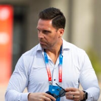 Mar 31, 2026; Phoenix, AZ, USA; Carolina Panthers general manager Dan Morgan during the 2026 NFL Annual League Meeting at the Arizona Biltmore.